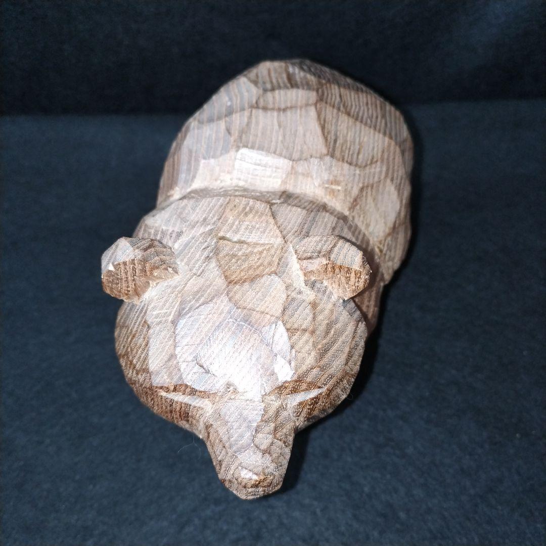 クマの木彫り 可愛い サイン無し 無名