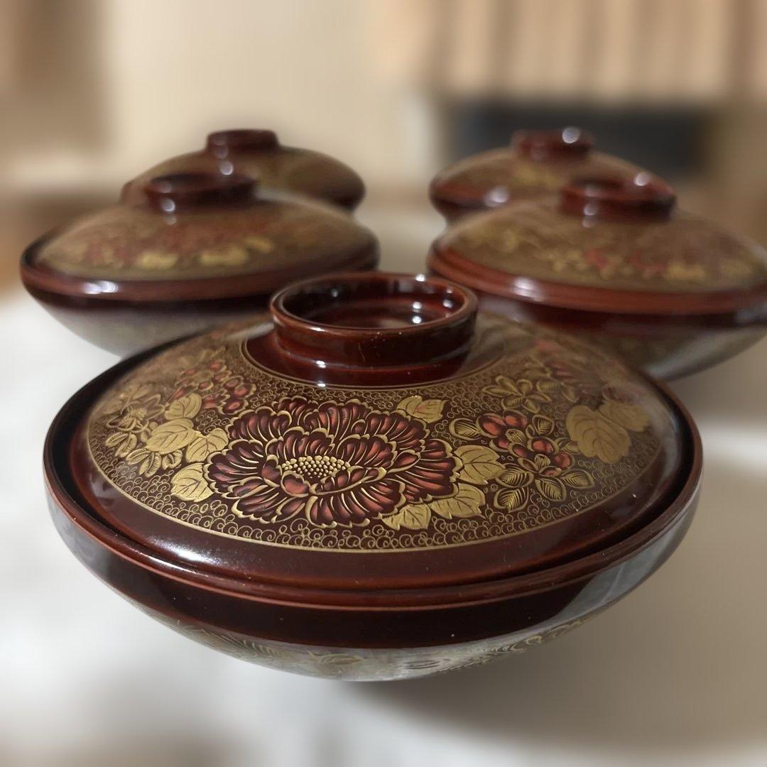 輪島塗　塩安作　吸物椀　5客