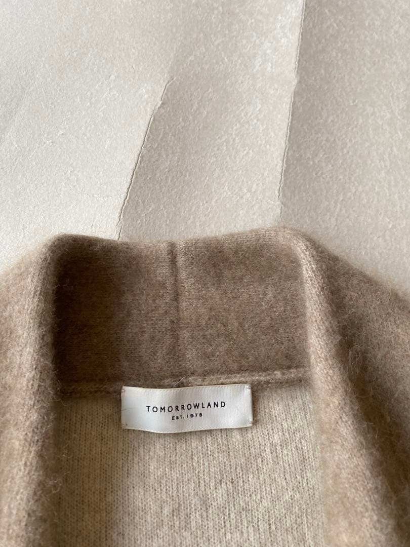 トゥモローランドTOMORROWLANDラクーンヘアリーWフェイスコーディガン