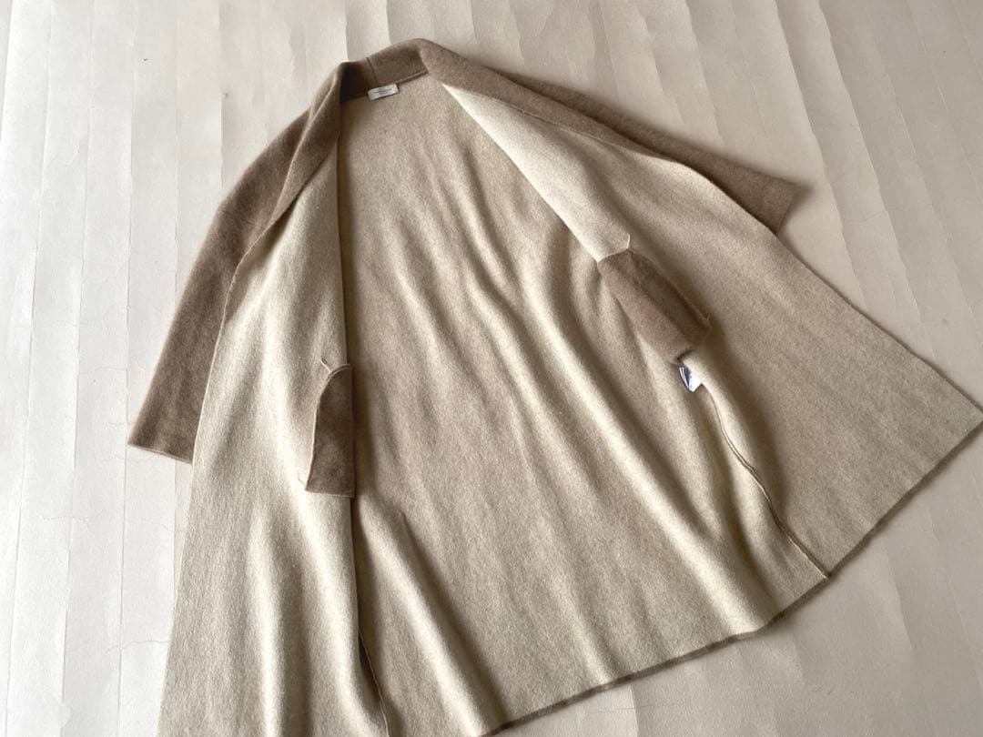 トゥモローランドTOMORROWLANDラクーンヘアリーWフェイスコーディガン