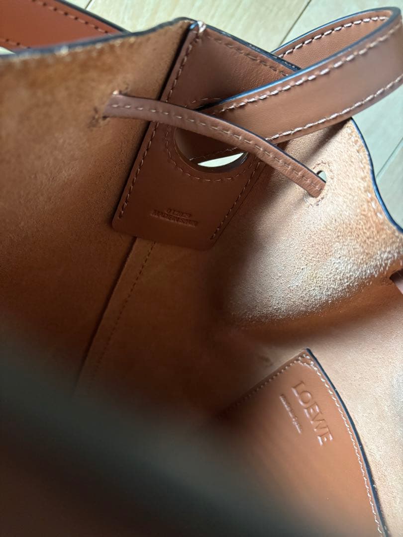 美品LOEWEロエベバルーンバック　スモール　タン