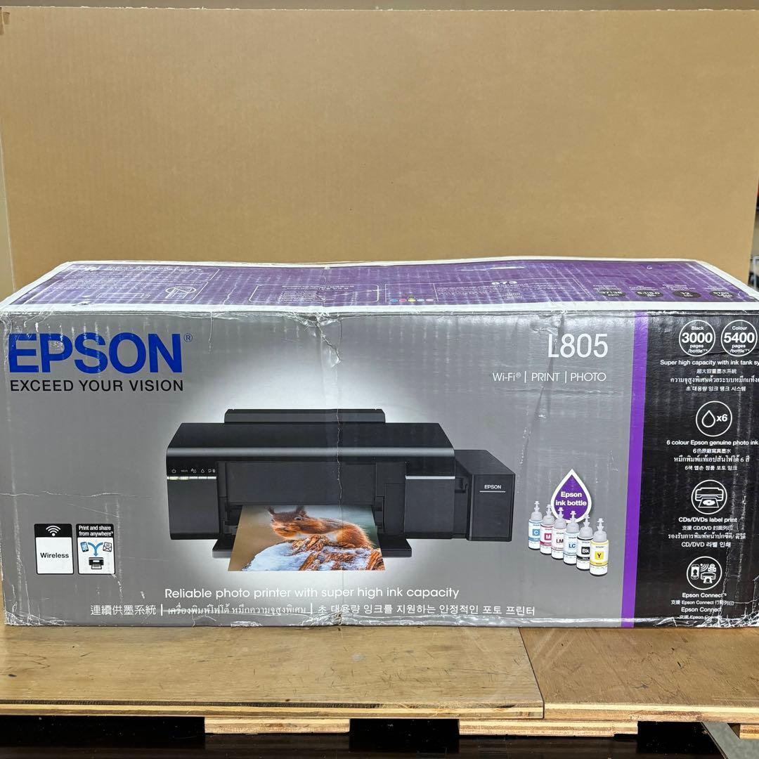【新品未使用】EPSON L805 インクジェットプリンター 黒