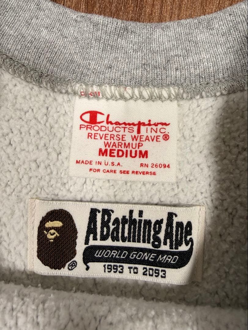 n*1様 値下げ　A BATHING APE✖️Champion USA製