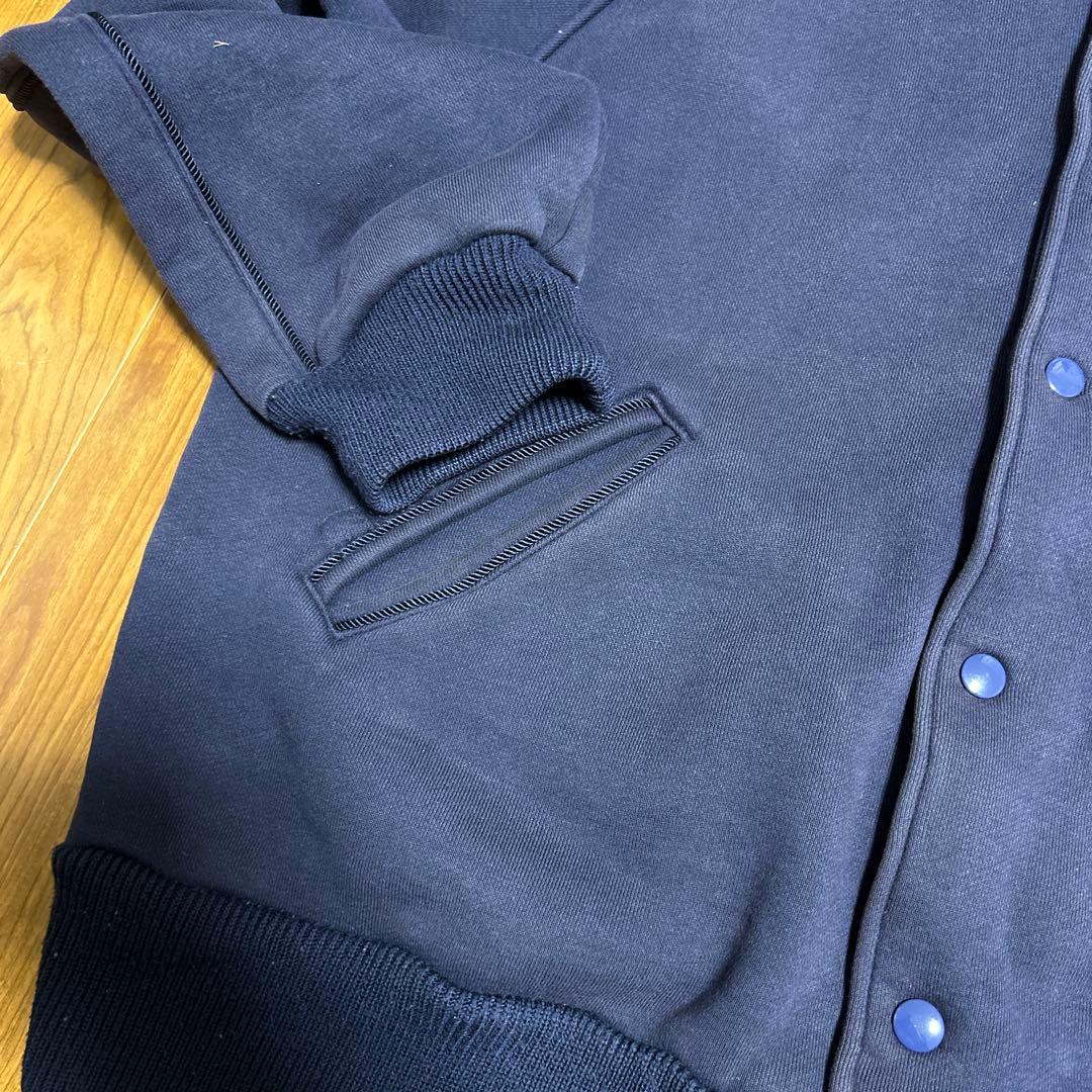 グッドイナフ　スウェットスタジャン　GOOD ENOUGH ネイビー