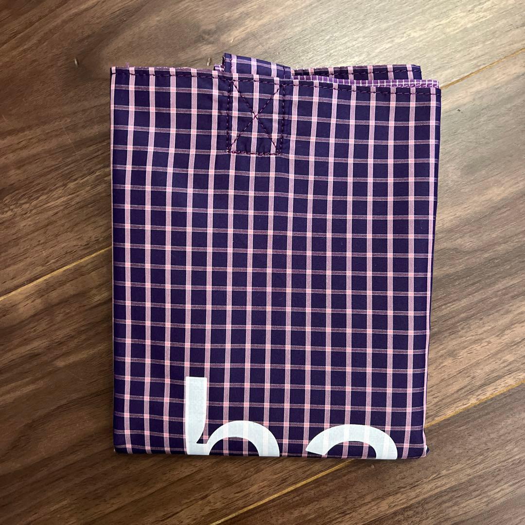 新品未使用　haag トートバッグ　エコバッグ　チェック