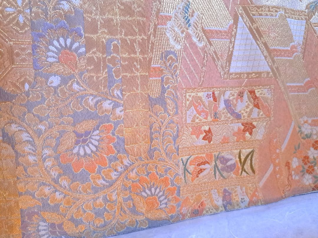 【セール】服部織物　袋帯　こはく錦　 新品未使用