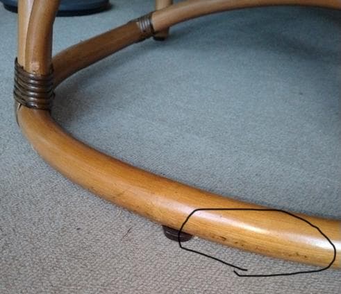 し*ら様 【アウトレット】【傷物】 カザマ 　ノーバ　ハイバックチェア　ラタン家