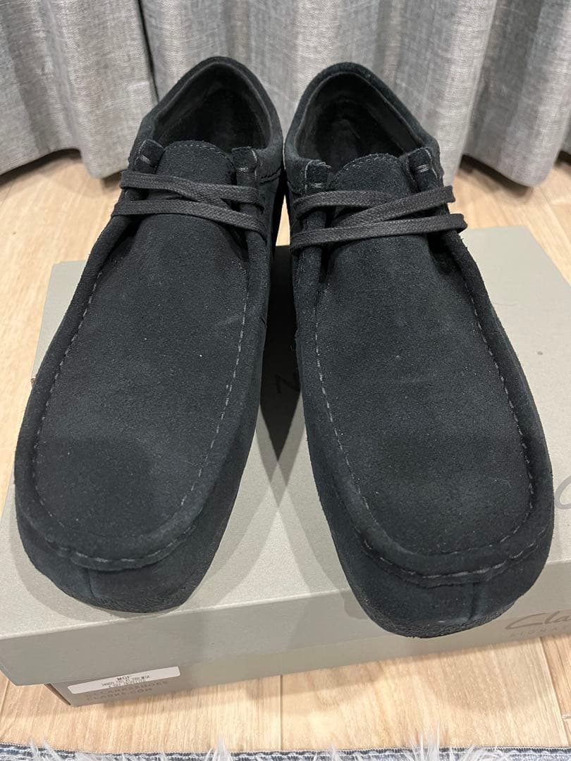 Clarks Wallabee ブラック 美品 UK9.5 27.5 クラークス