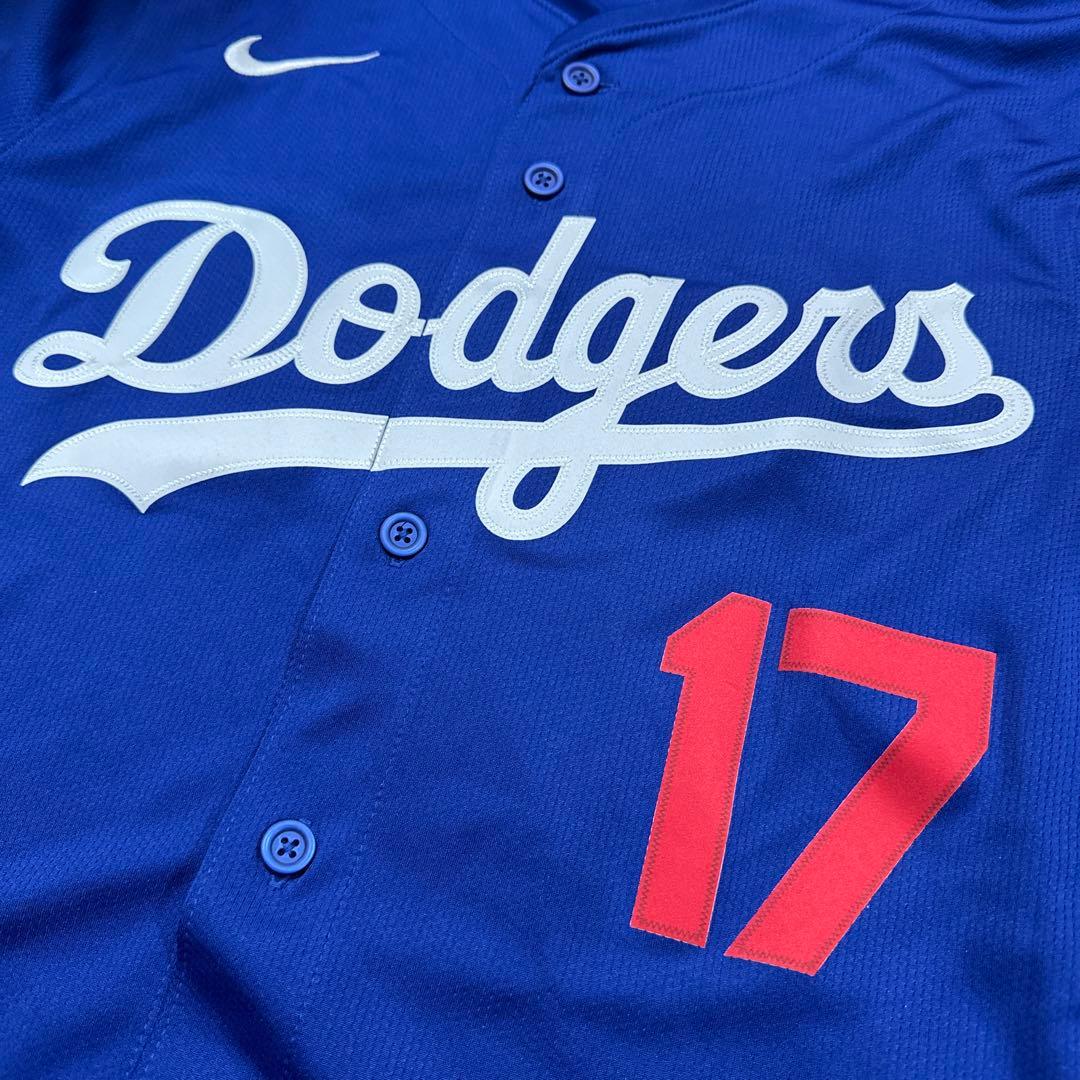【新品】ドジャース 大谷翔平 リミテッドユニフォーム Lサイズ 青