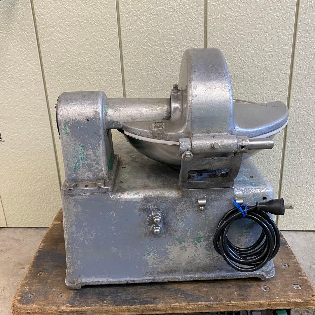 【中古】 フードカッター 皿式 花木製作所 皿直径40.5cm