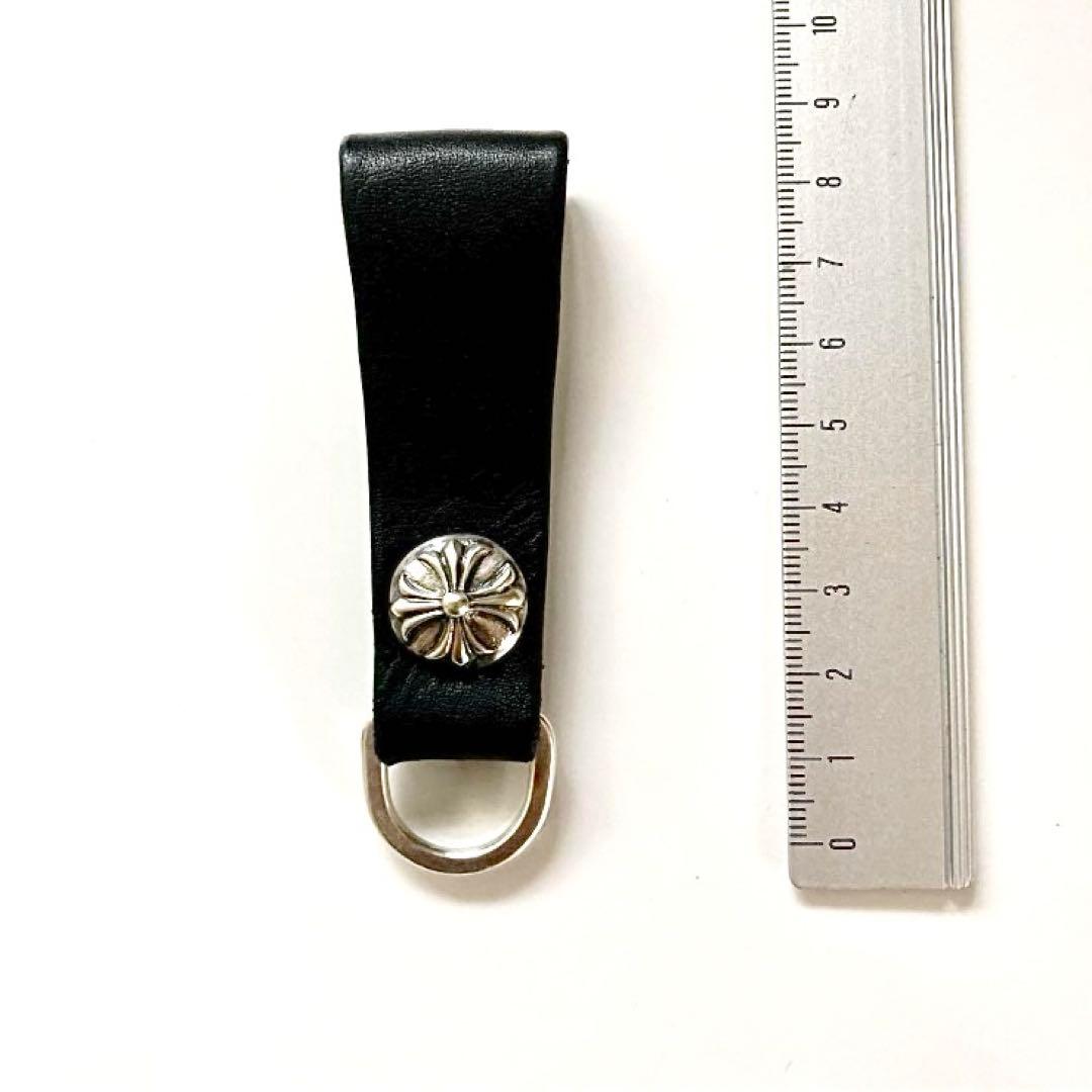 クロスボール シルバー925 ベルトループレザー Dカン ハンドメイド