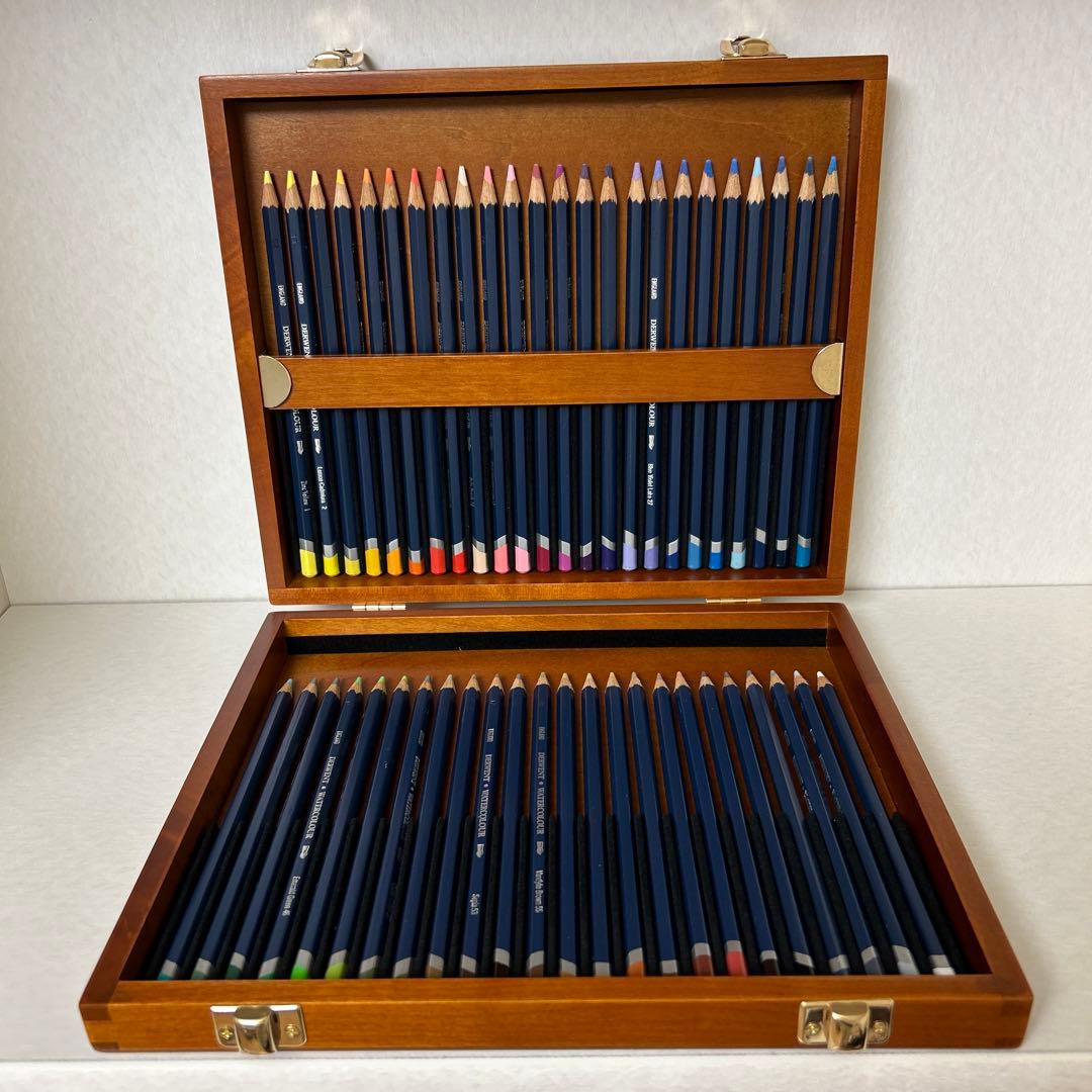 ダーウェント 木箱 ウォーターカラー 48色