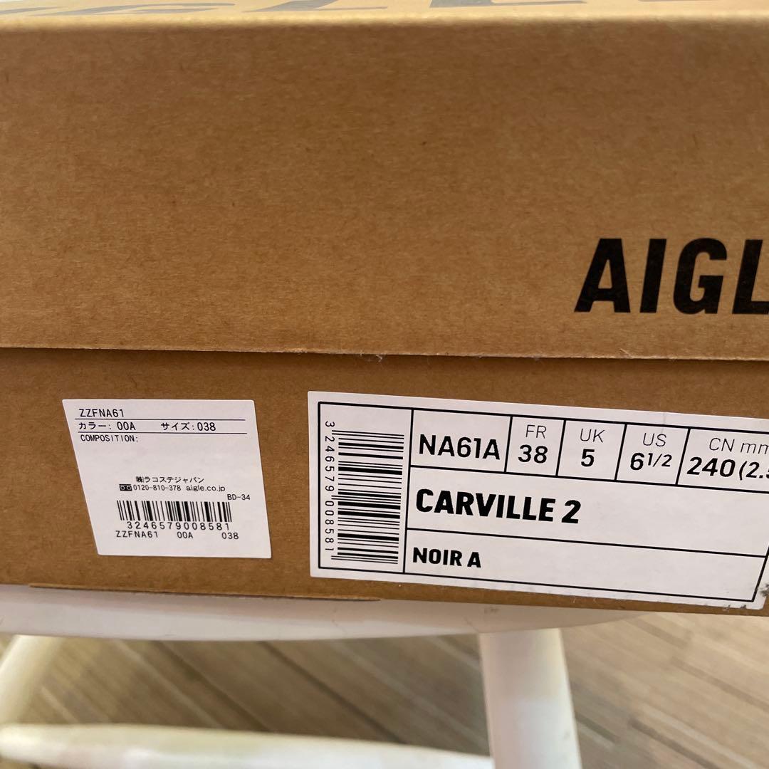 AIGLE CARVILLE 2 ブラック 38