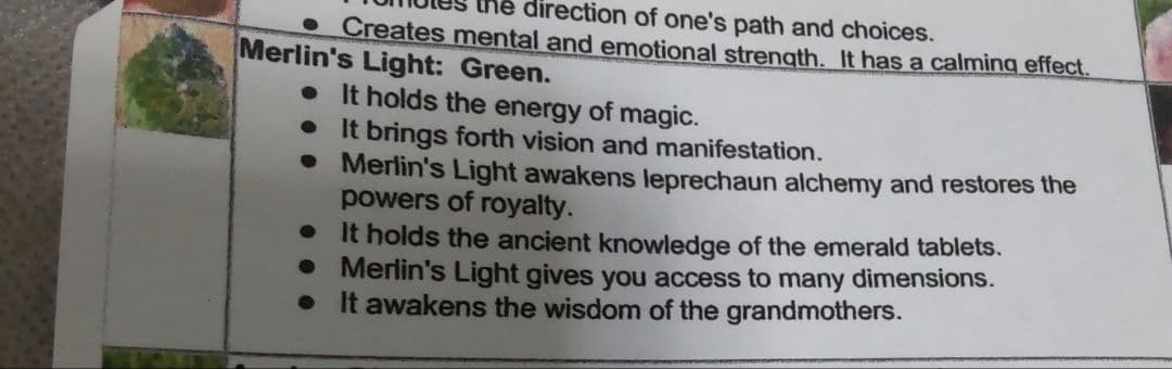 アンダラクリスタル 　マーリンズライト（グリーン） シエラネバダ産