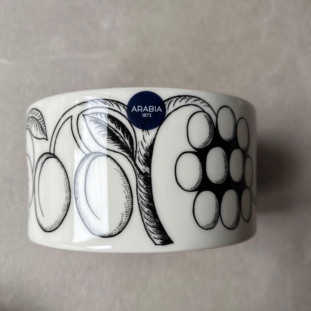 アラビア パラティッシ ジャー0.43L 蓋付 ブラック