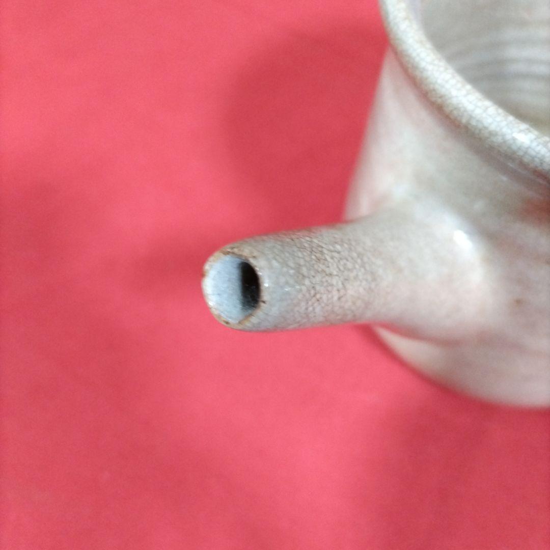 萩焼の大きな横手急須 田原陶兵衛 箱無 昭和初期 煎茶道具 宝瓶