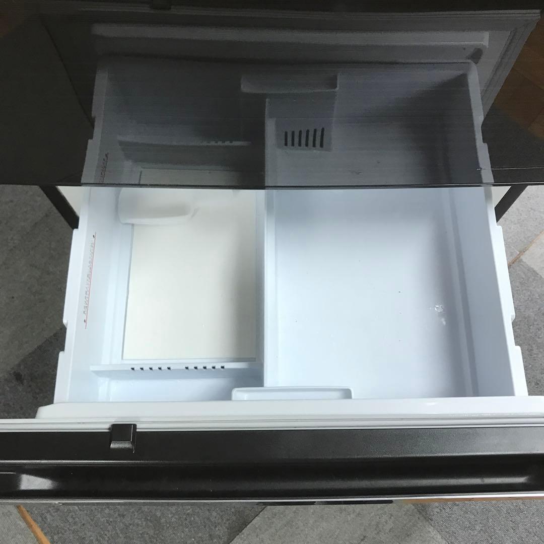 【美品】ミツビシ　ノンフロン冷凍冷蔵庫　MR-CX37A-BR1　2017年　K