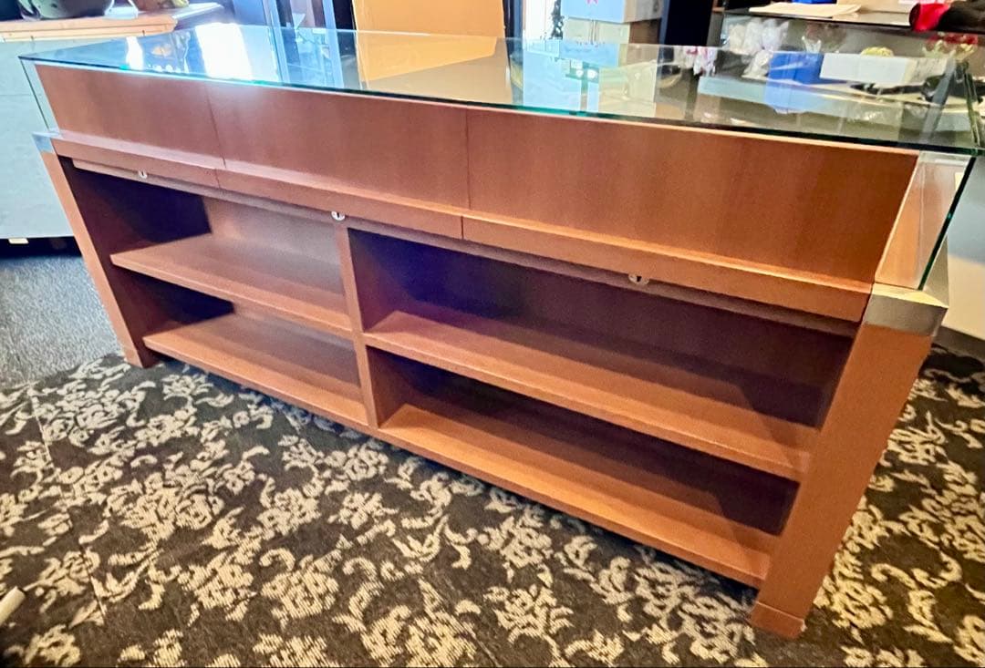 ★☆　スライド式 　ガラスショーケース②　鍵付　☆★