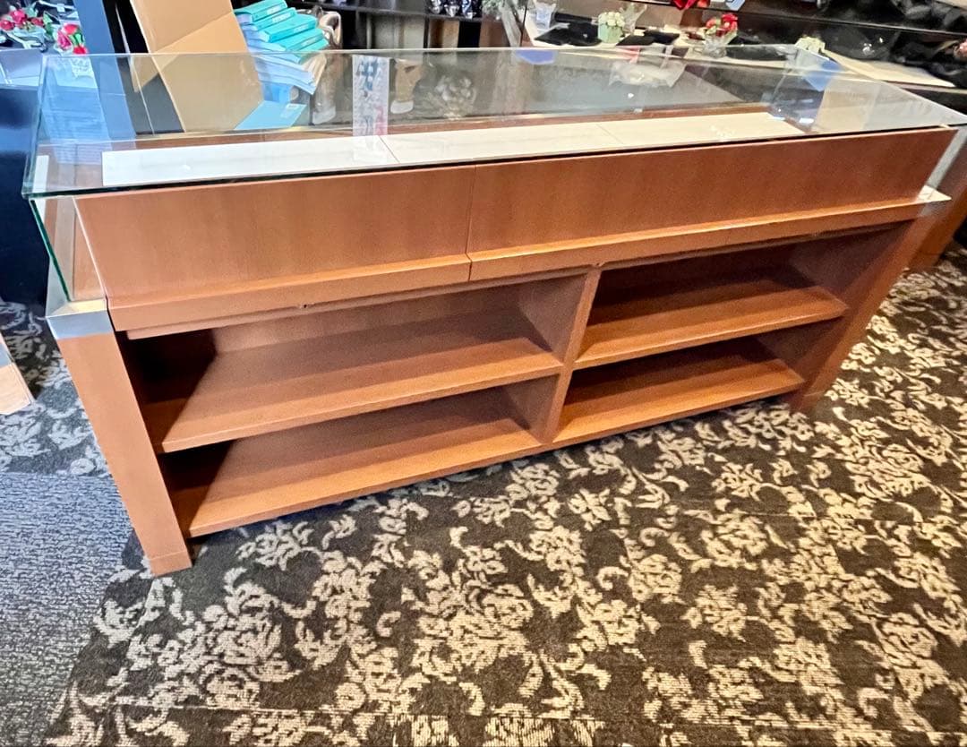 ★☆　スライド式 　ガラスショーケース②　鍵付　☆★