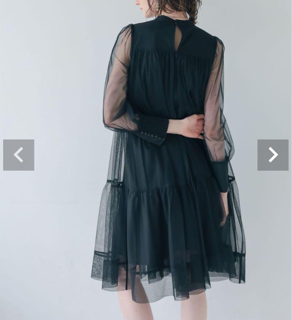 coco 新品　ドリードール ティアードAラインドレス