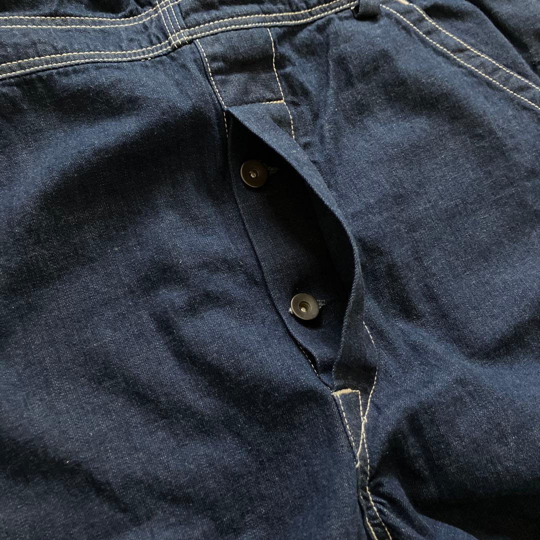 美品レア RADIALL ビッグシルエットデニムオーバーオール ヴィンテージ