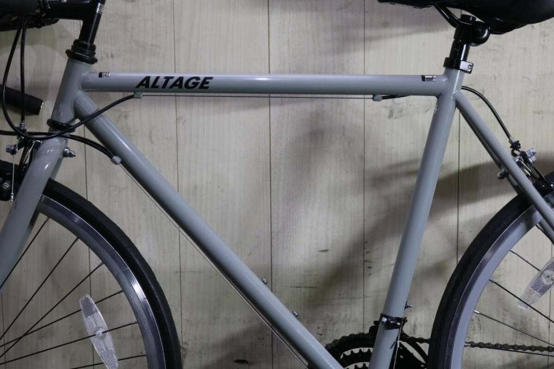 ALTAGE ロードバイク グレー 700C