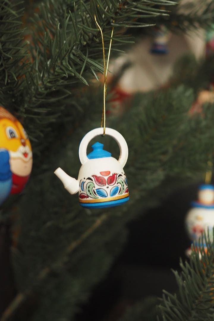 ロシア雑貨☆白樺べレスタ『スカーレット・ポピー』ラウンド収納boxマトリョーシカ