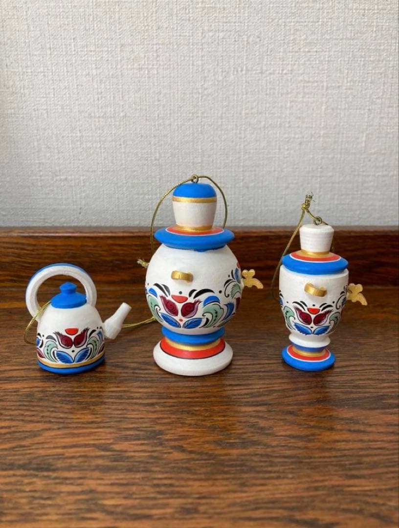 ロシア雑貨☆白樺べレスタ『スカーレット・ポピー』ラウンド収納boxマトリョーシカ