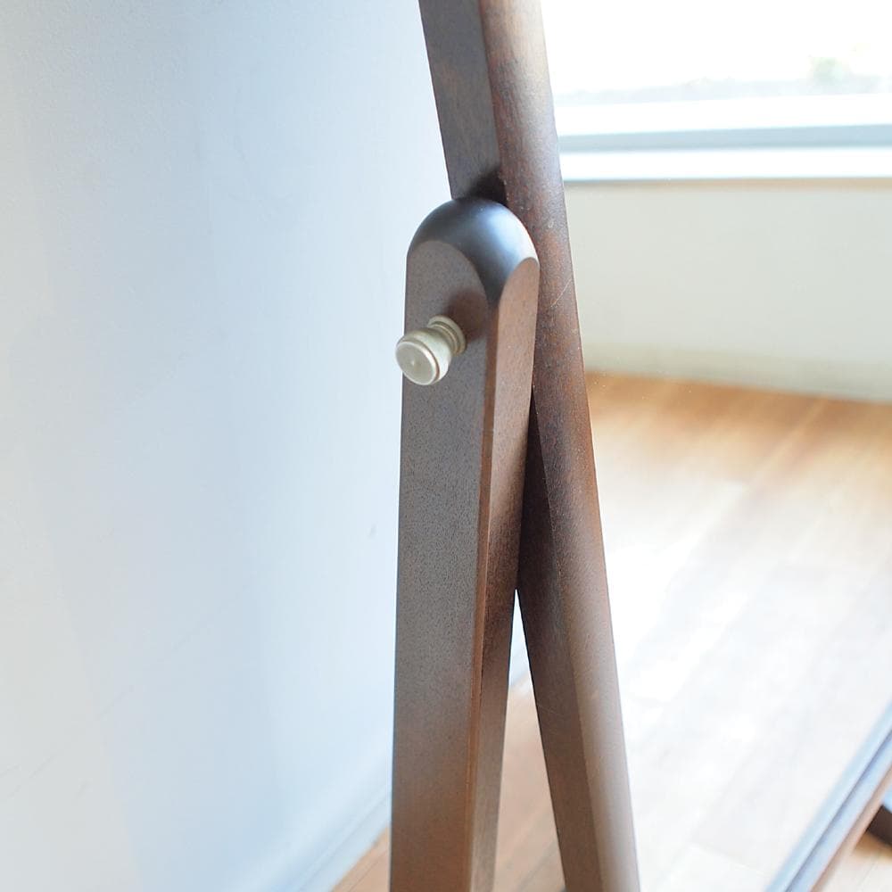 松本民芸家具 姿見/スタンドミラー 和モダン 古民家 鏡