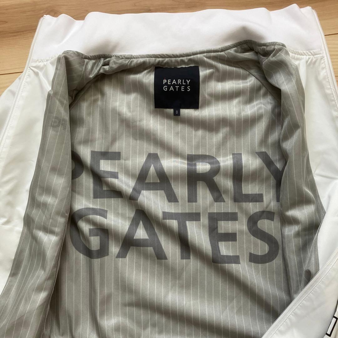 パーリーゲイツ　蓄熱　ブルゾン　ソーラーセンサーL　レディース　白　0サイズ　S