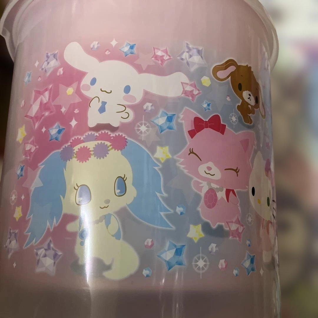 希少！平成レトロ　ポイント交換景品　サンリオキャラクター　ごみ箱 ステップ式