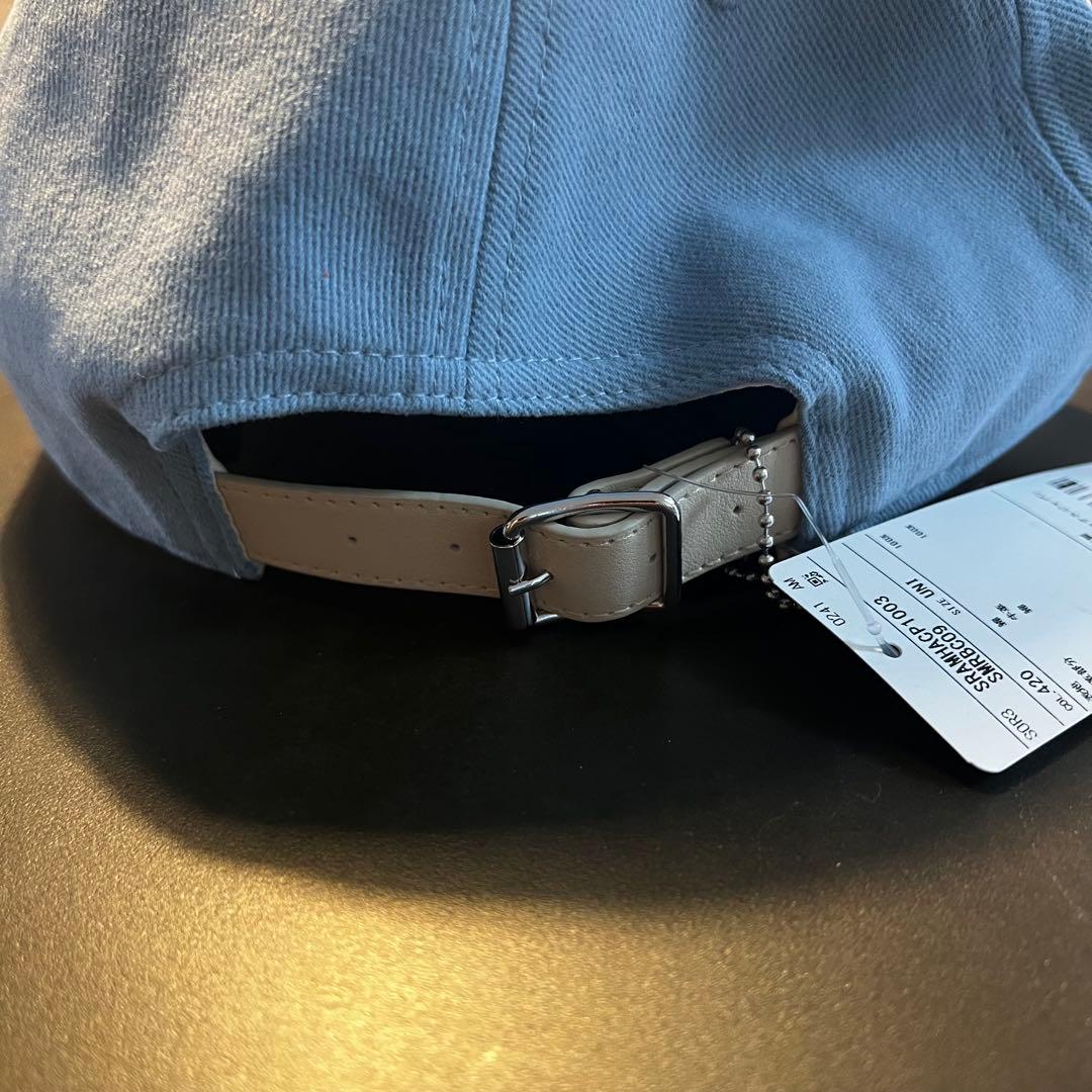 【新品定価8.8万】AMIRI アミリ ロゴ刺繍コットンベースボールキャップ