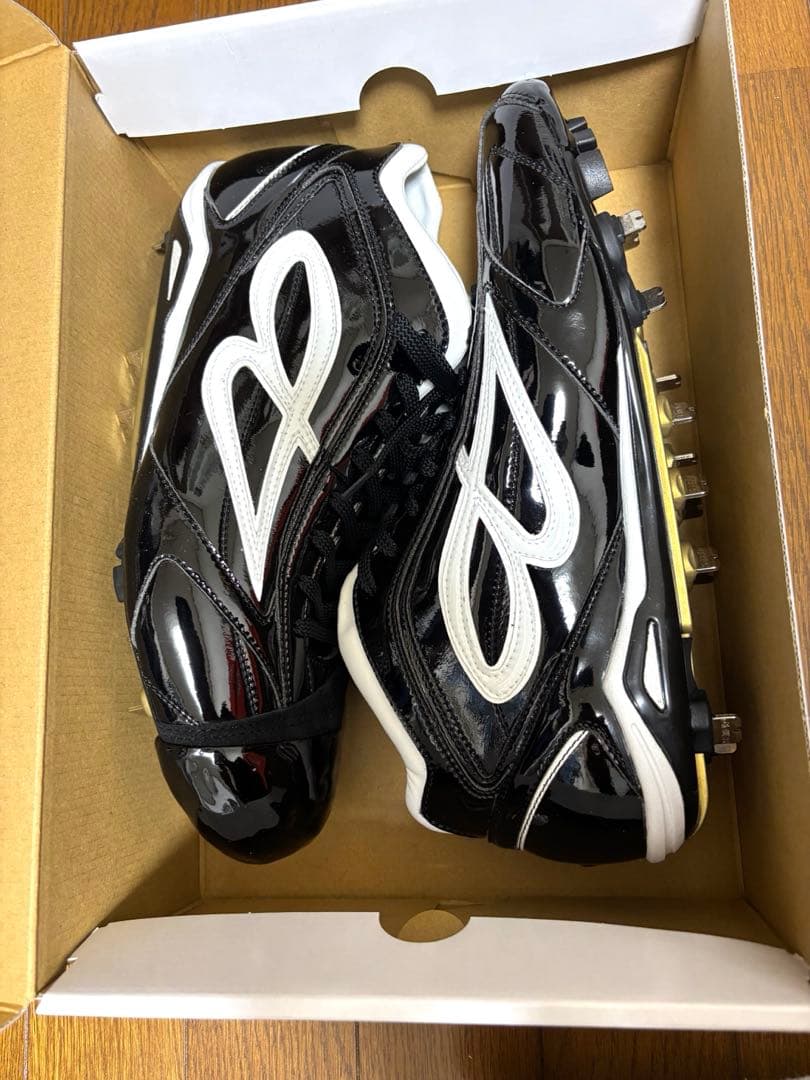 一般非売品ビモロスパイク ブラック/ホワイト スパイクシューズ 28.0 袋付き