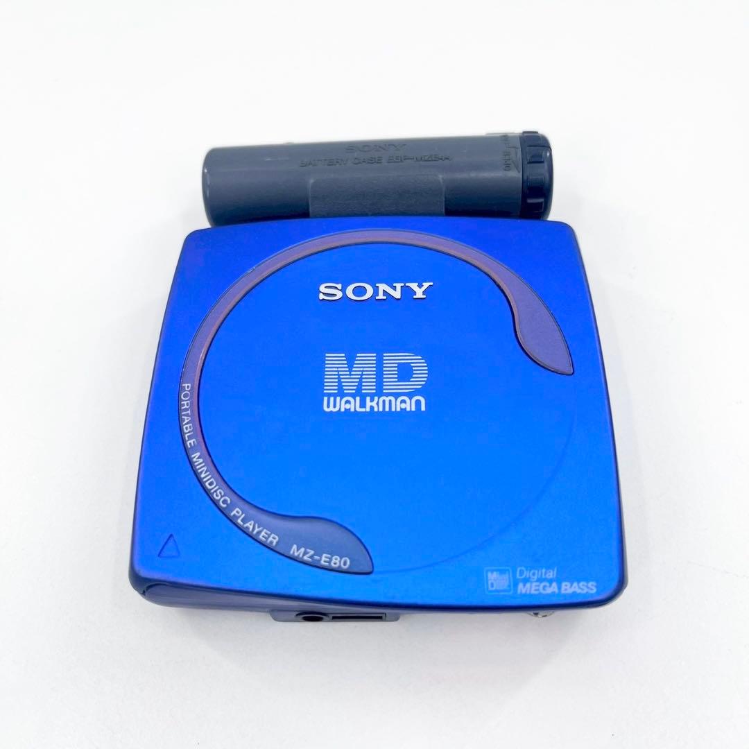 美品 SONY MZ-E80 MDウォークマン MDプレーヤー 単三電池対応
