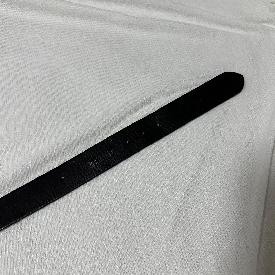 DIESEL レザーベルト　ブラック　80/32