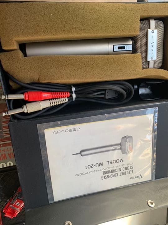 当時物　ビクター　ステレオコンデンサーマイク　Victor ニッパー