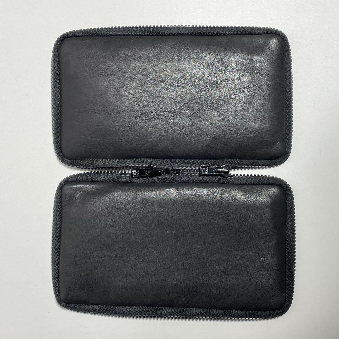 つくしペンケース　レザー　ブラック