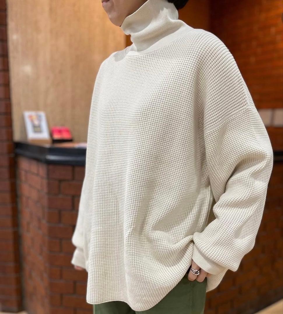 Shinzone シンゾーン　★☆ 綿カシミヤタートルワッフル