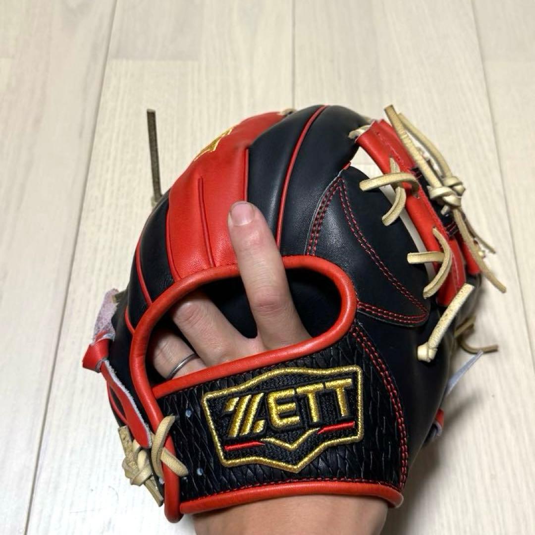 ZETTプロステイタス軟式今宮健太モデル湯揉み型付け済み