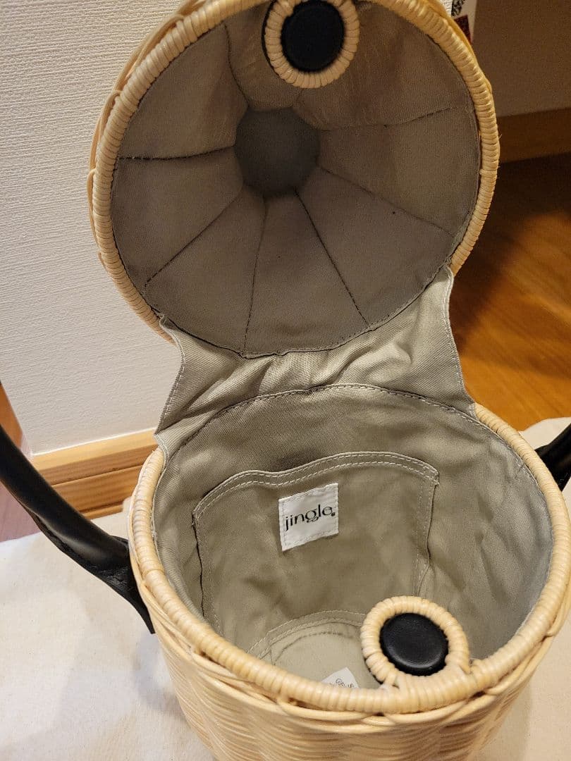 GIRLISH ガーリッシュ　どんぐりラタンバッグ　かごバッグ