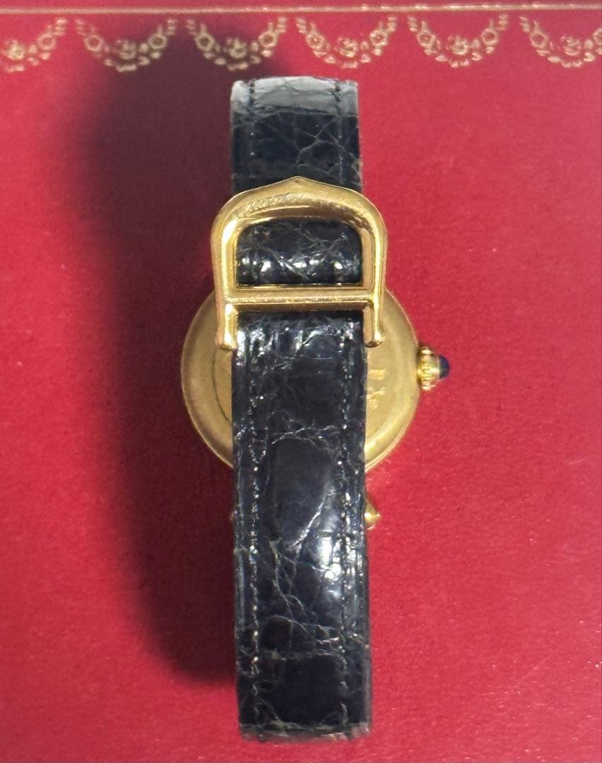 柚　カルティエ マストコリゼ クォーツ 腕時計　レディース　不動