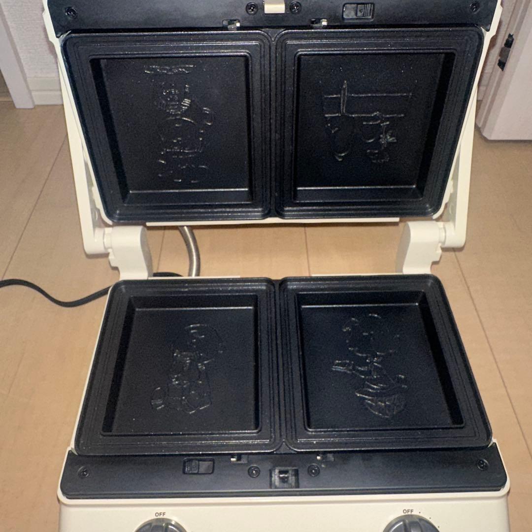 BRUNO グリルサンドメーカー ダブル　スヌーピー　プレートセット