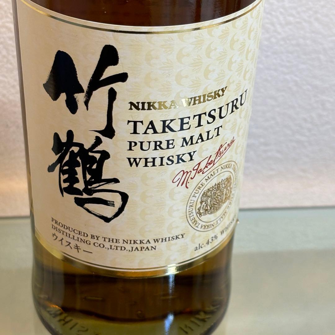 NA3474 未開栓! 竹鶴 TAKETSURU ピュアモルト ウイスキー