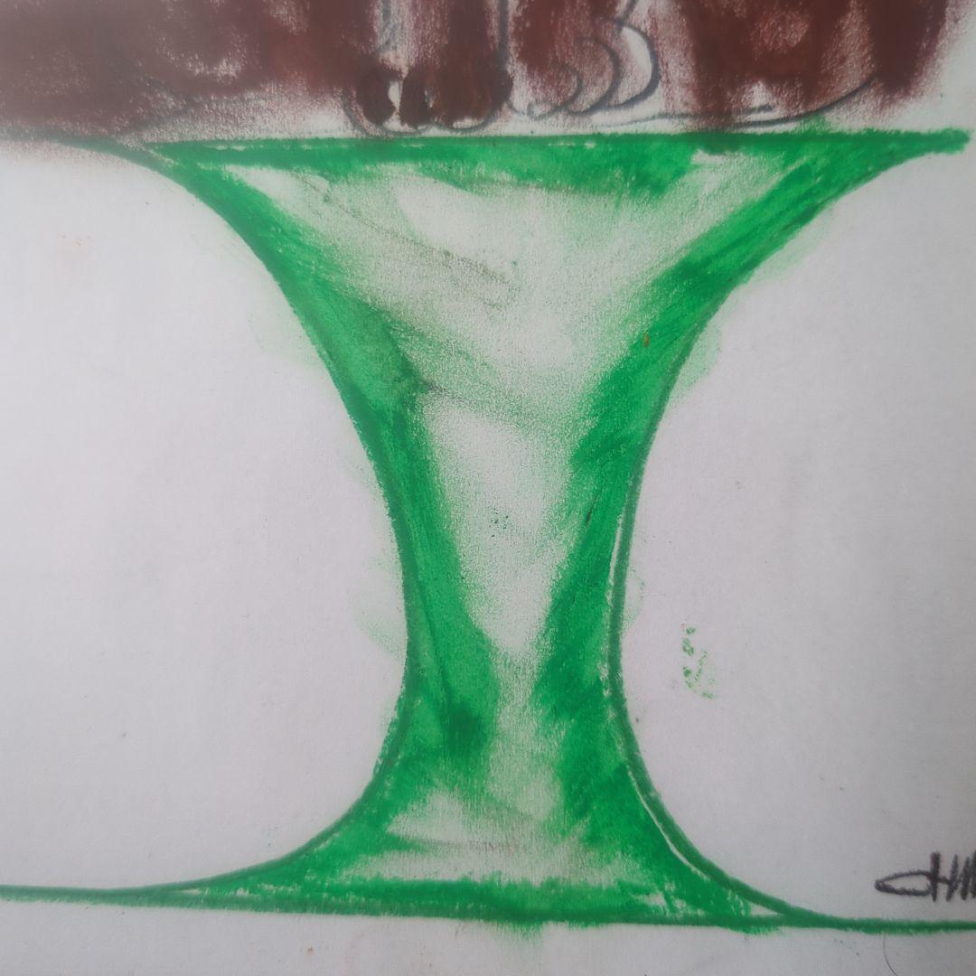 木原千春 ５分間ドローイング ２枚