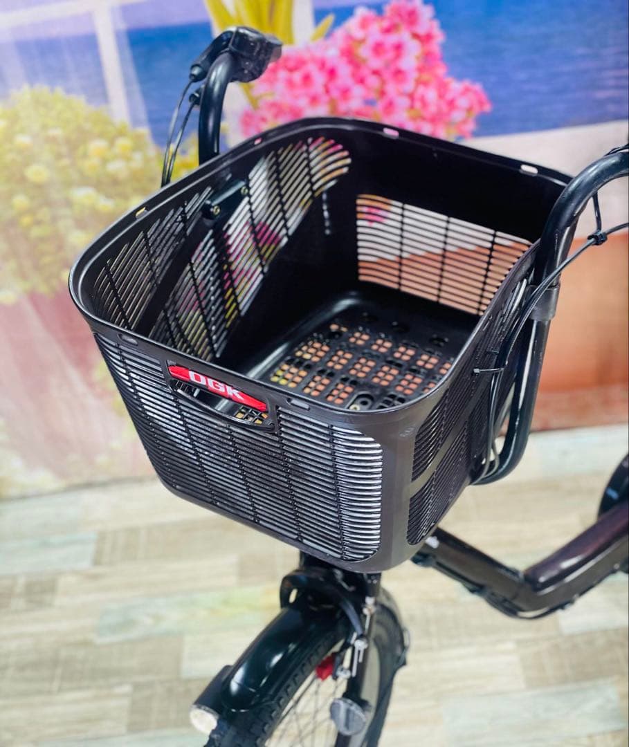 パナソニックギュット⭐️12AH！子供乗せ電動アシスト自転車Y3078