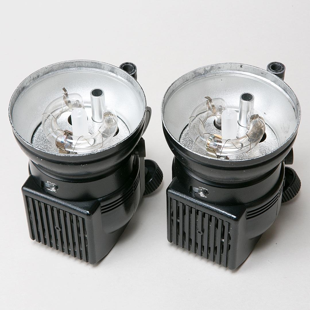 ひでちゃん　ストロボミニ ヘッドx2