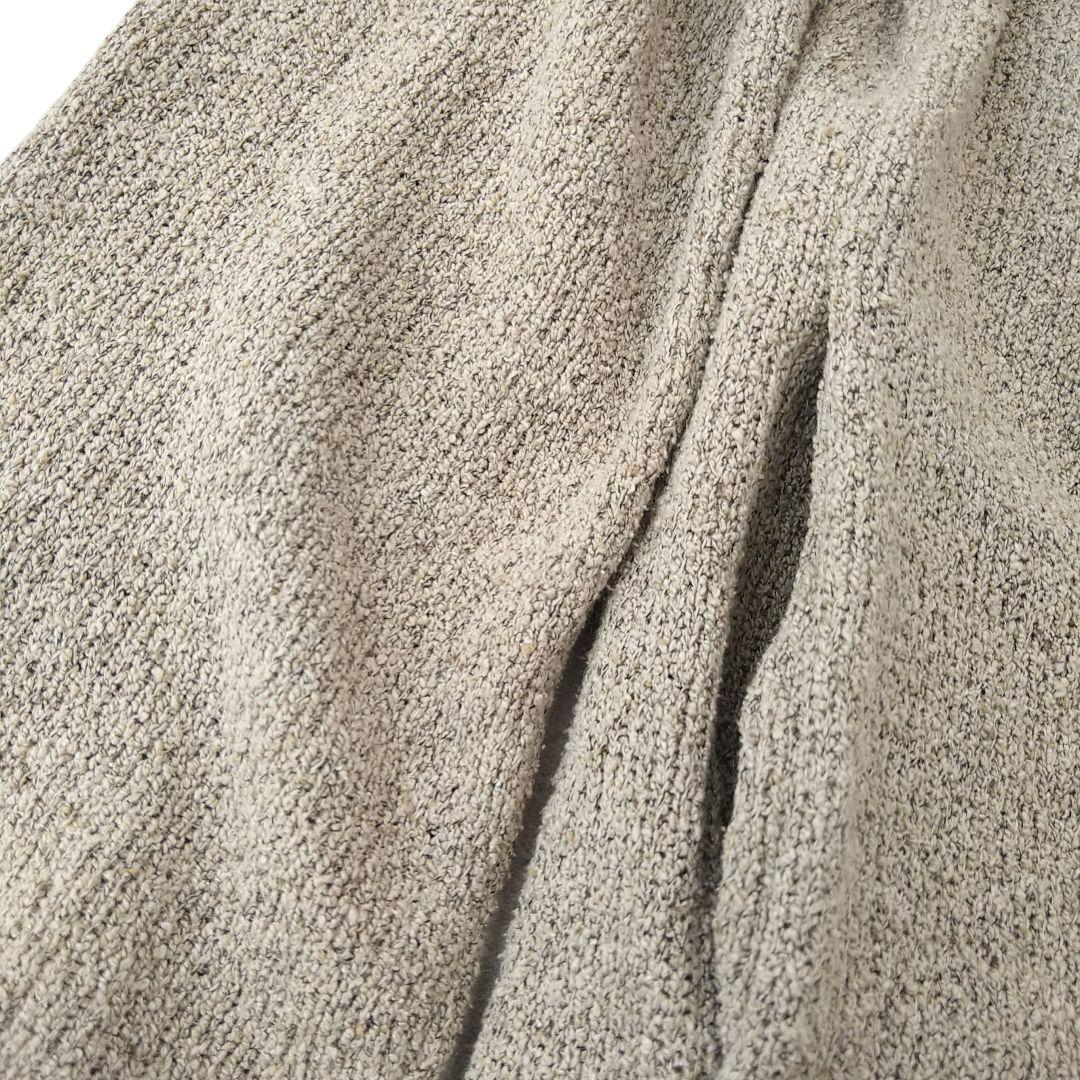 ■美品 evam eva エヴァムエヴァ シルクリネン ニットカーディガン