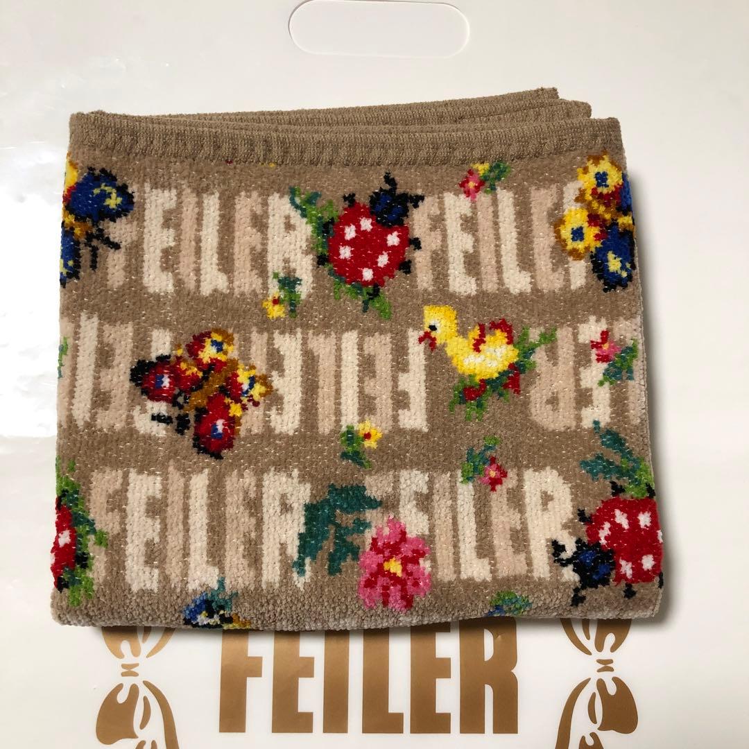 フェイラーアンドハイジ フェイスタオル ベージュ