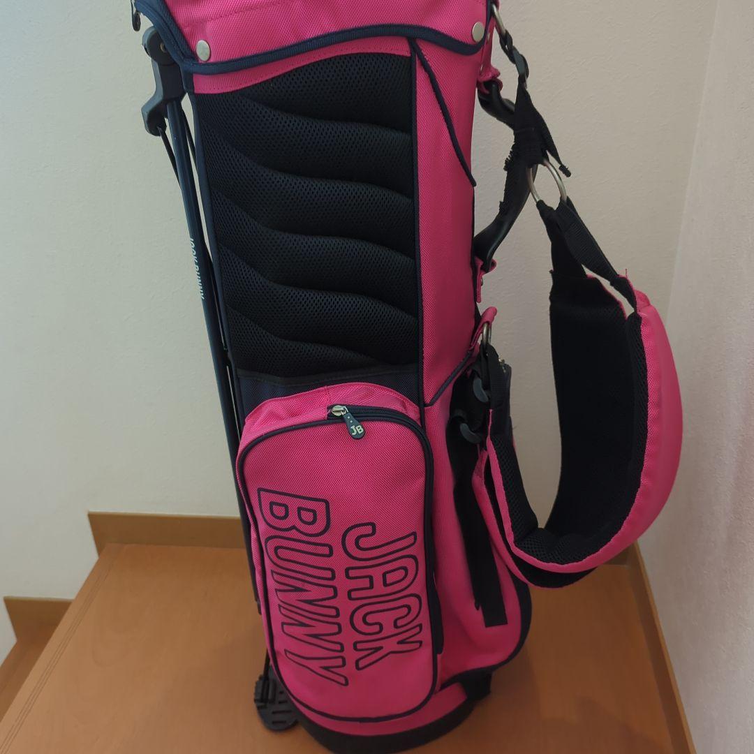 ジャックバニー　キャディーバック　ピンク