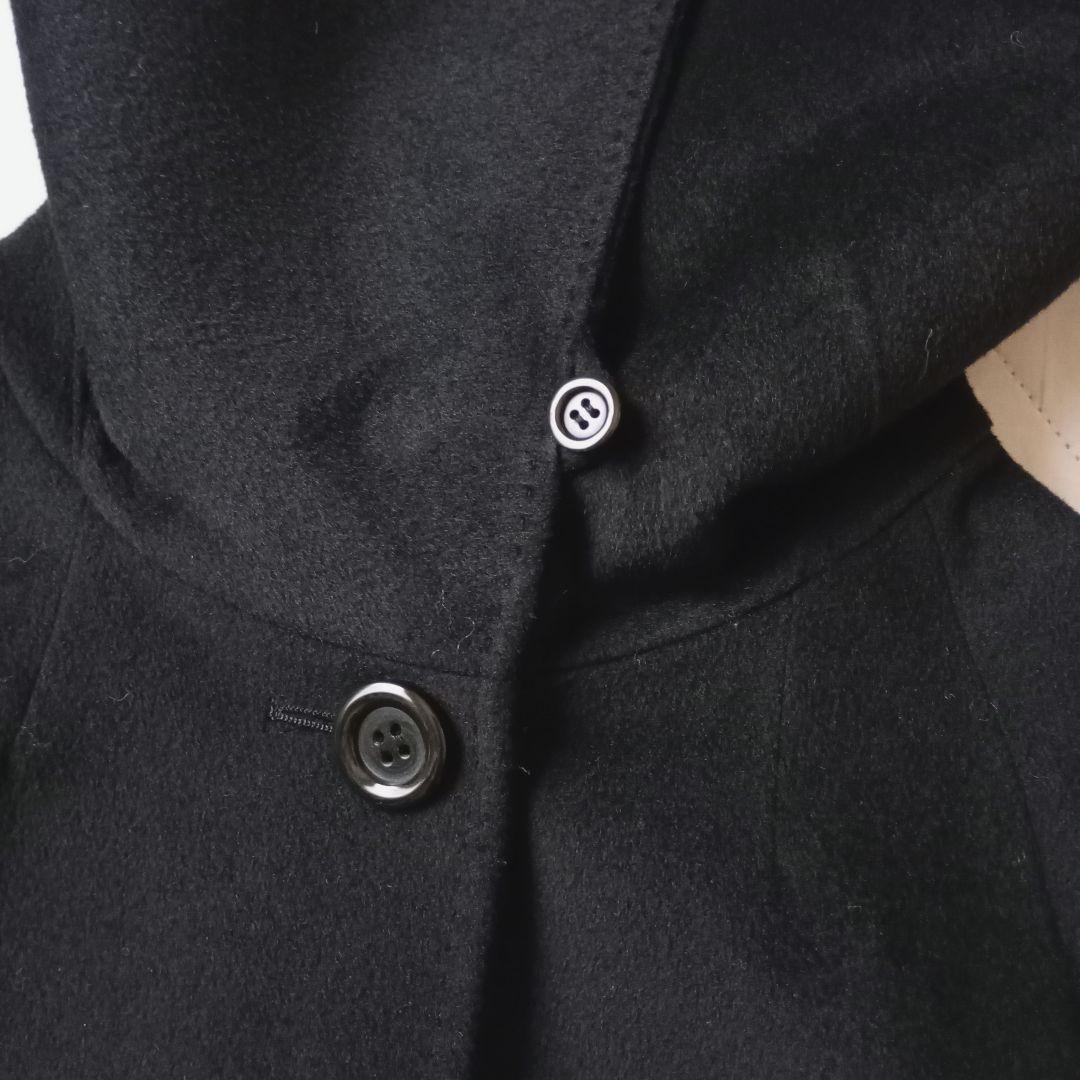極美品　UNTITLED　ショールカラーコート　カシミヤ混　フォーマル　ゆったり
